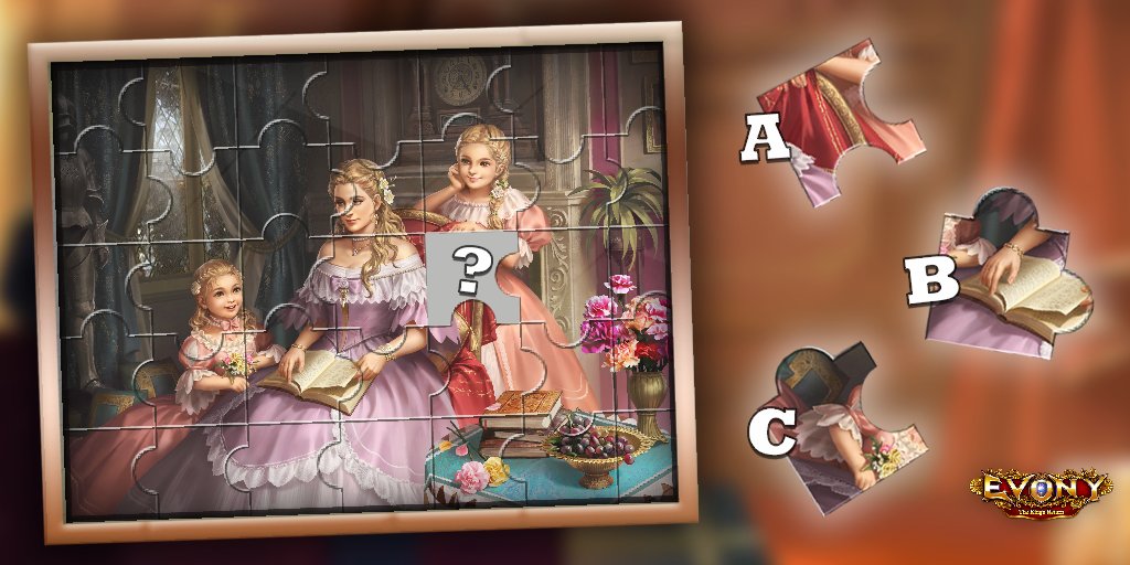 Evony_TKR's tweet photo. While enjoying the special in-game event, don't miss our community weekend challenge.💝
Can you complete this puzzle?🧩

#Evony 
#puzzle https://t.co/WxC6KZq3gq
