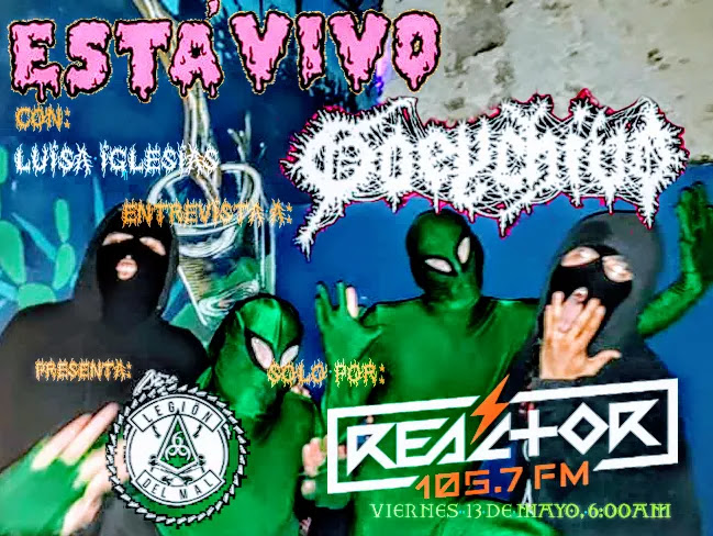HueleALegion's tweet photo. Empezamos con los anuncio parroquial este viernes hay #RuidoNegro en #EstaVivo con @luisalaouija con los goey-Chivo. Por otro lado hay @AttackDuo y un cierre de gira https://t.co/CXyvrqr6PW