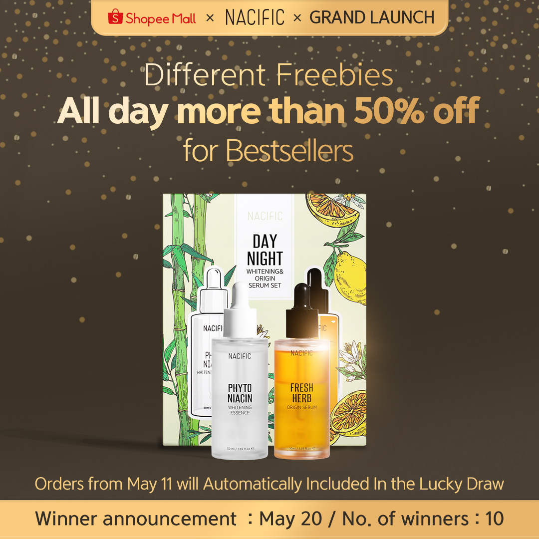nacific_ph's tweet photo. 🎊 𝗡𝗔𝗖𝗜𝗙𝗜𝗖 𝗚𝗥𝗔𝗡𝗗 𝗟𝗔𝗨𝗡𝗖𝗛 🎊
Grandest Sale all in one day!! 🎉😮😍
MAY 11, 2022

🍀 𝗟𝘂𝗰𝗸𝘆 𝗗𝗿𝗮𝘄
All orders on May 11 will be automatically included in the Lucky Draw!
Winner announcement : May 20
No. of winners : 10 https://t.co/CiyqEQqkq2