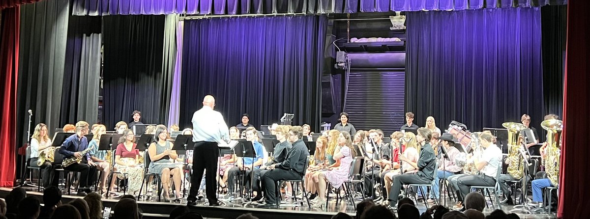 WimberleyHS's tweet photo. GREAT Concert and tribute to a retiring Mr. Mosley. Wimberley HS has VERY talented musicians walking the halls. #WHSTEXANPRIDE https://t.co/cBw64a3p03