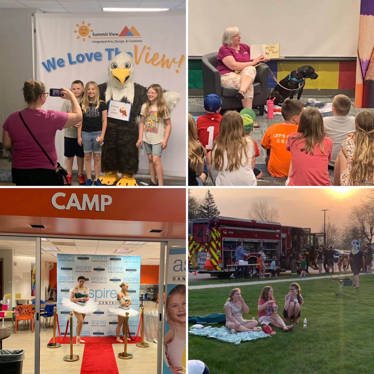 Such a great evening of storytelling and community partnerships with the View Crew and our wonderful families!@SdwView 🦅 #SummitViewEaglesSOAR!