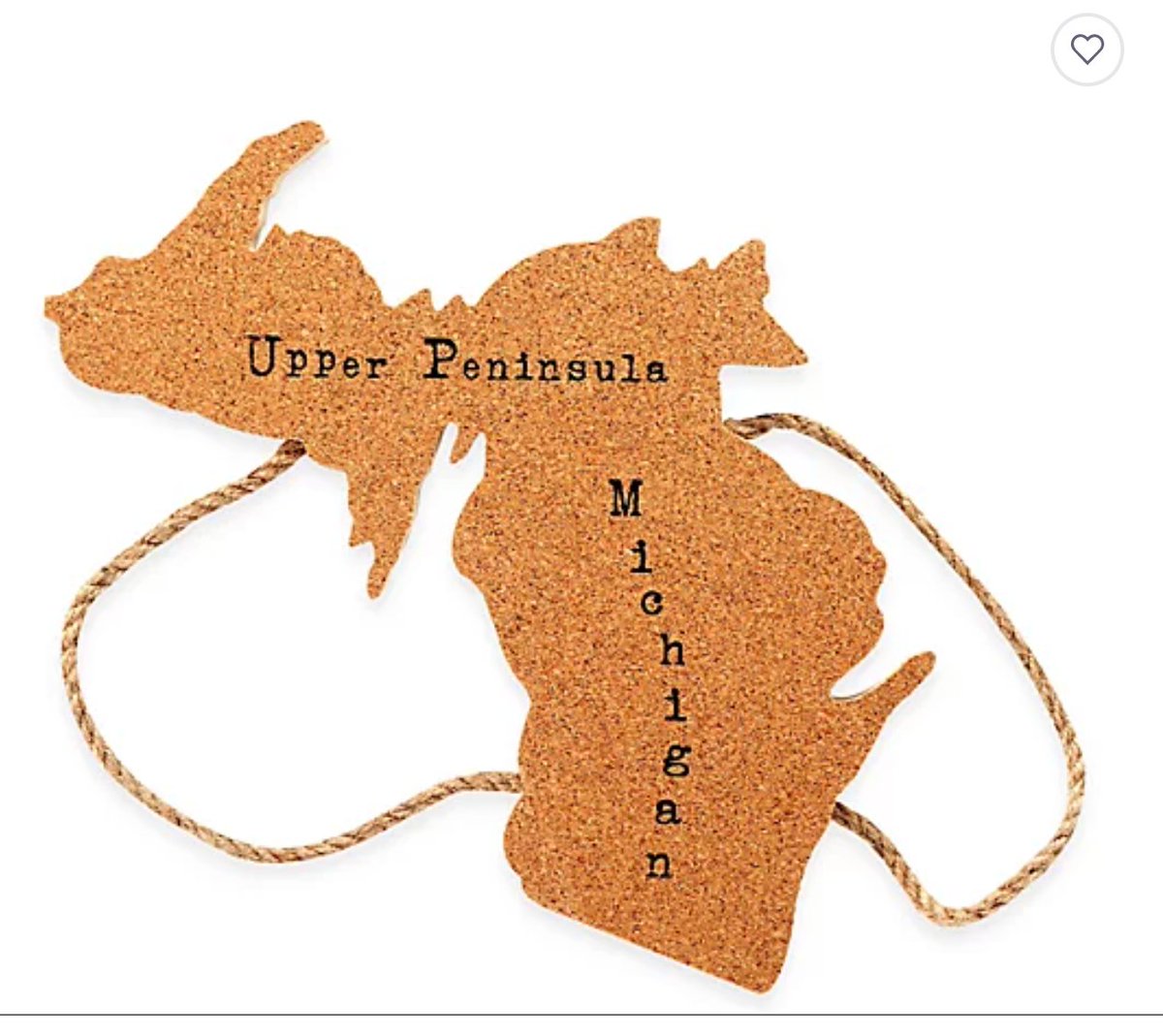 COKCCL's tweet photo. I don't know who needs this, but this is an actual item 'Thirstystone® Michigan Upper Peninsula Shaped Cork/Rope Trivet in Natural' on @BedBathBeyond's website! Get it now while they last 🤣🤣🤣
#Michconsin #Wishigan #daUP #USgeography
https://t.co/mrXcFTnzQC https://t.co/lAa6bDYCr5