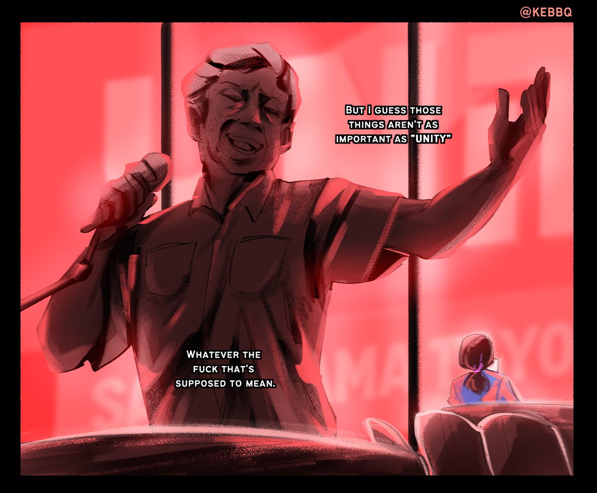 let's hope that unity is edible
#NeverAgain #SiningMulat #HereComesTheSon