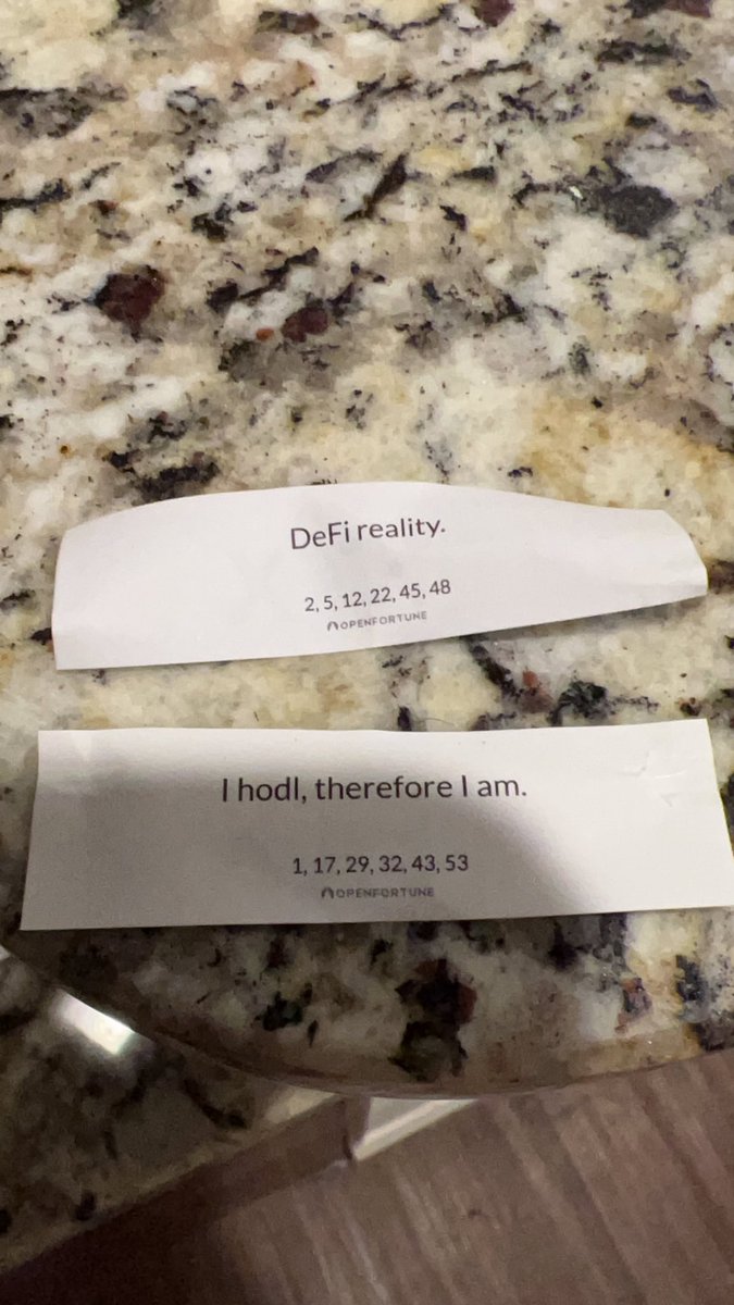 I remember when r/wallstreetbets didn’t write fortune cookies https://t.co/lSS9fYFHer