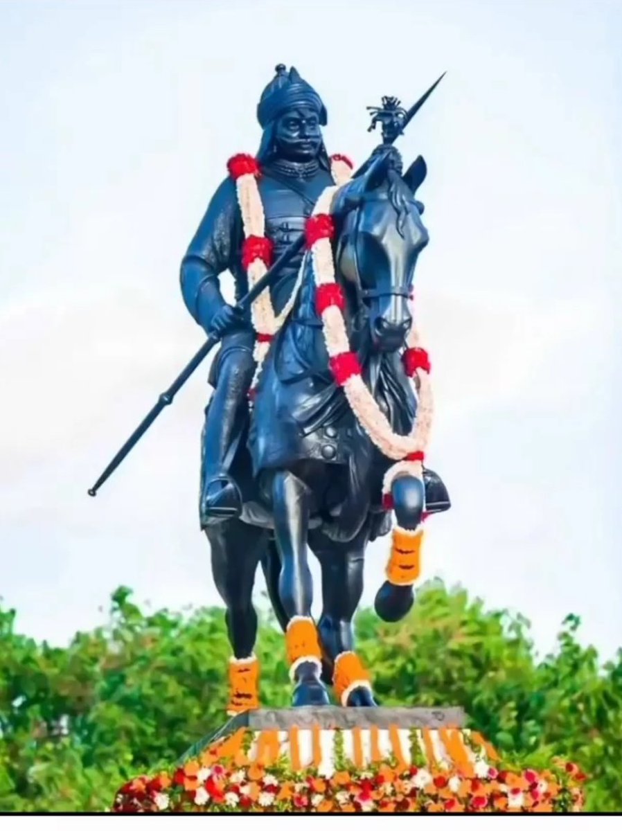 NatvarP46's tweet photo. Koti koti salutes to the icon of bravery, strength of India.A very large,magestic statue of Shri Maharana Pratap was unveiled yesterday in Anand. https://t.co/QWDramD3ip