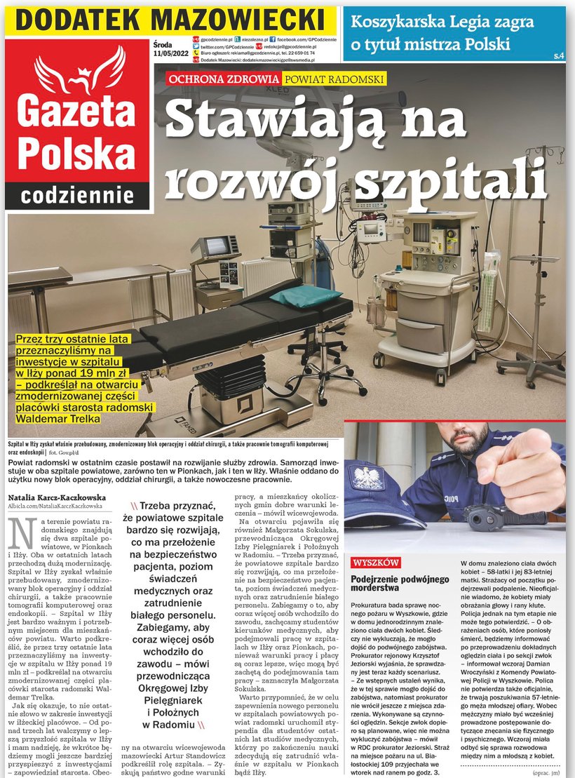 jacekbea's tweet photo. Dla 😍prenumeratorów e-wydania 🗞️@GPCodziennie nowe środowe wydanie #GPC z dodatkami regionalnymi https://t.co/YphsIjmPMU #CodziennaExtra
👉https://t.co/bT31BUIdN0👈
https://t.co/e1KP0y2gaG https://t.co/NAF7wdqDFM