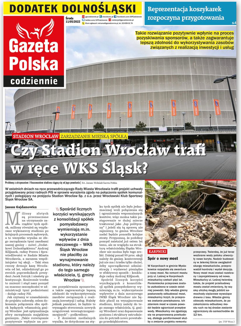 jacekbea's tweet photo. Dla 😍prenumeratorów e-wydania 🗞️@GPCodziennie nowe środowe wydanie #GPC z dodatkami regionalnymi https://t.co/YphsIjmPMU #CodziennaExtra
👉https://t.co/bT31BUIdN0👈
https://t.co/e1KP0y2gaG https://t.co/NAF7wdqDFM