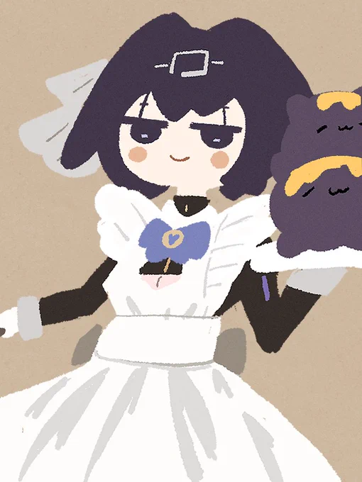 Maid Kronii⌛️🐙
#TAKOTIME #kronillust 
