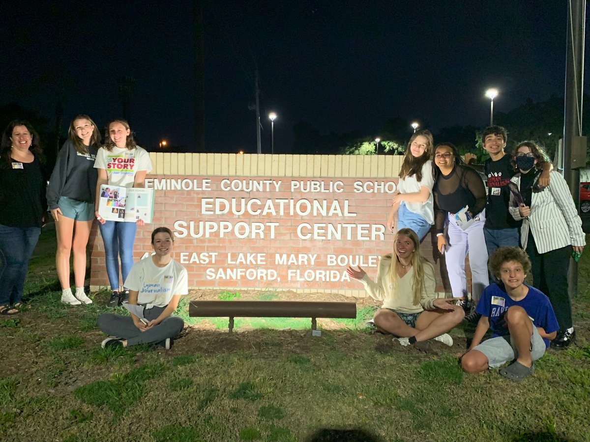Incredibly proud of the Greyhound yearbook staff and students from all over SCPS for speaking out against censorship and speaking up for themselves!

Also, unbelievably grateful to SCPS school board for their unanimous support tonight!

We stopped the stickers! 🎉