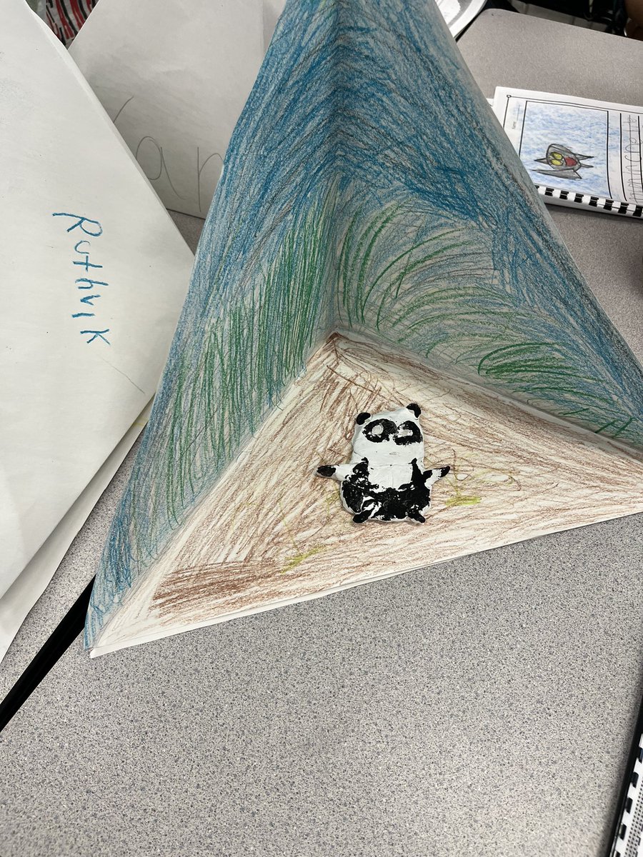 Enjoyed listening to first graders tell me facts they learned for their animal research project. So much talent!! <a href="/PrideElem/">Pride Elementary</a>