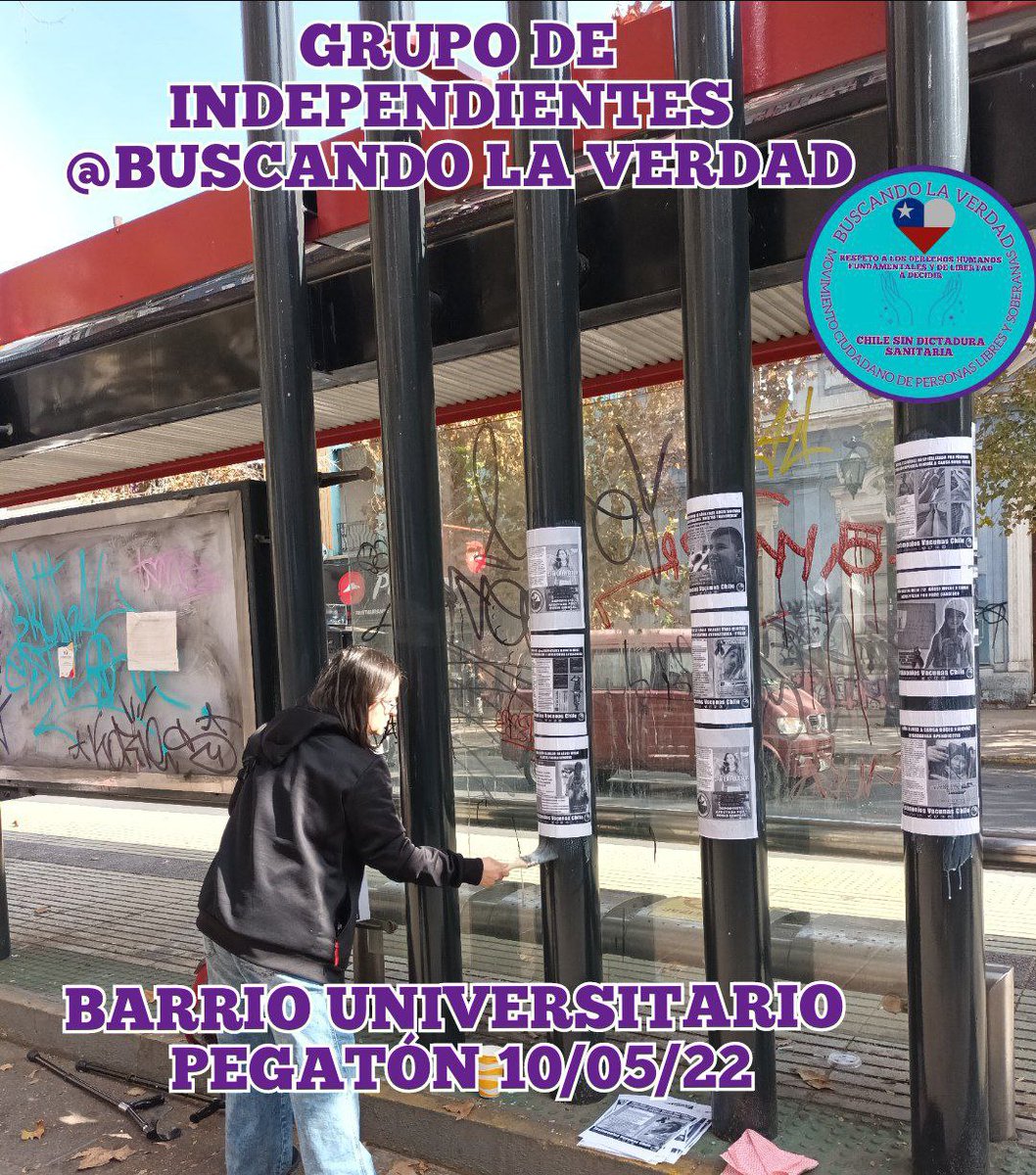 Buscadorlavdad's tweet photo. Martes 12 de Mayo En Barrio Universitario #Pegaton 😎🪒☠💉 #CasosAdversos #Testimonios @tvc_chile https://t.co/I7h5QY1jlp