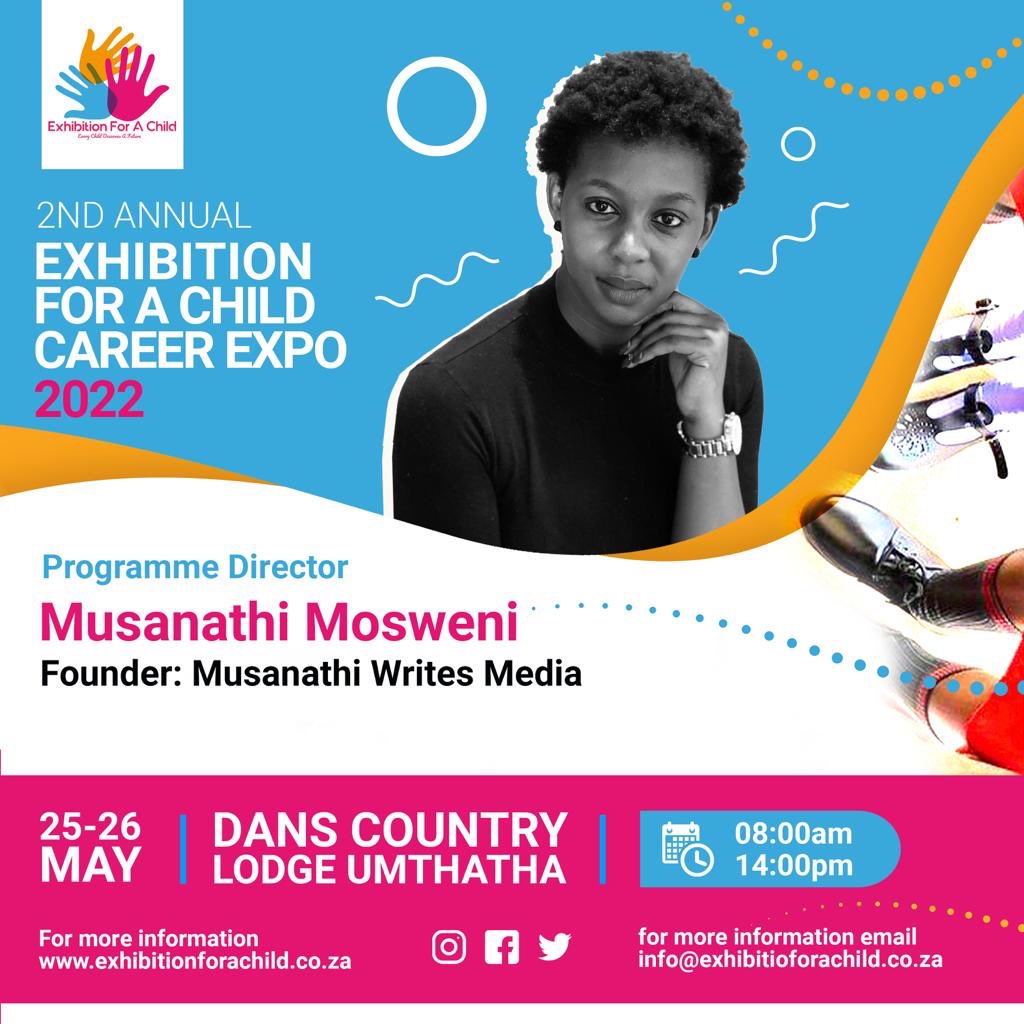 ExhibForAChild's tweet photo. Introducing our Program Director,Musanathi Mosweni, Founder Musanathi Writes Media
@Musanathi2 

#startyourcareer 
#exhibitionforachild 
#keepingkidsinschool https://t.co/a8jXQHimCi