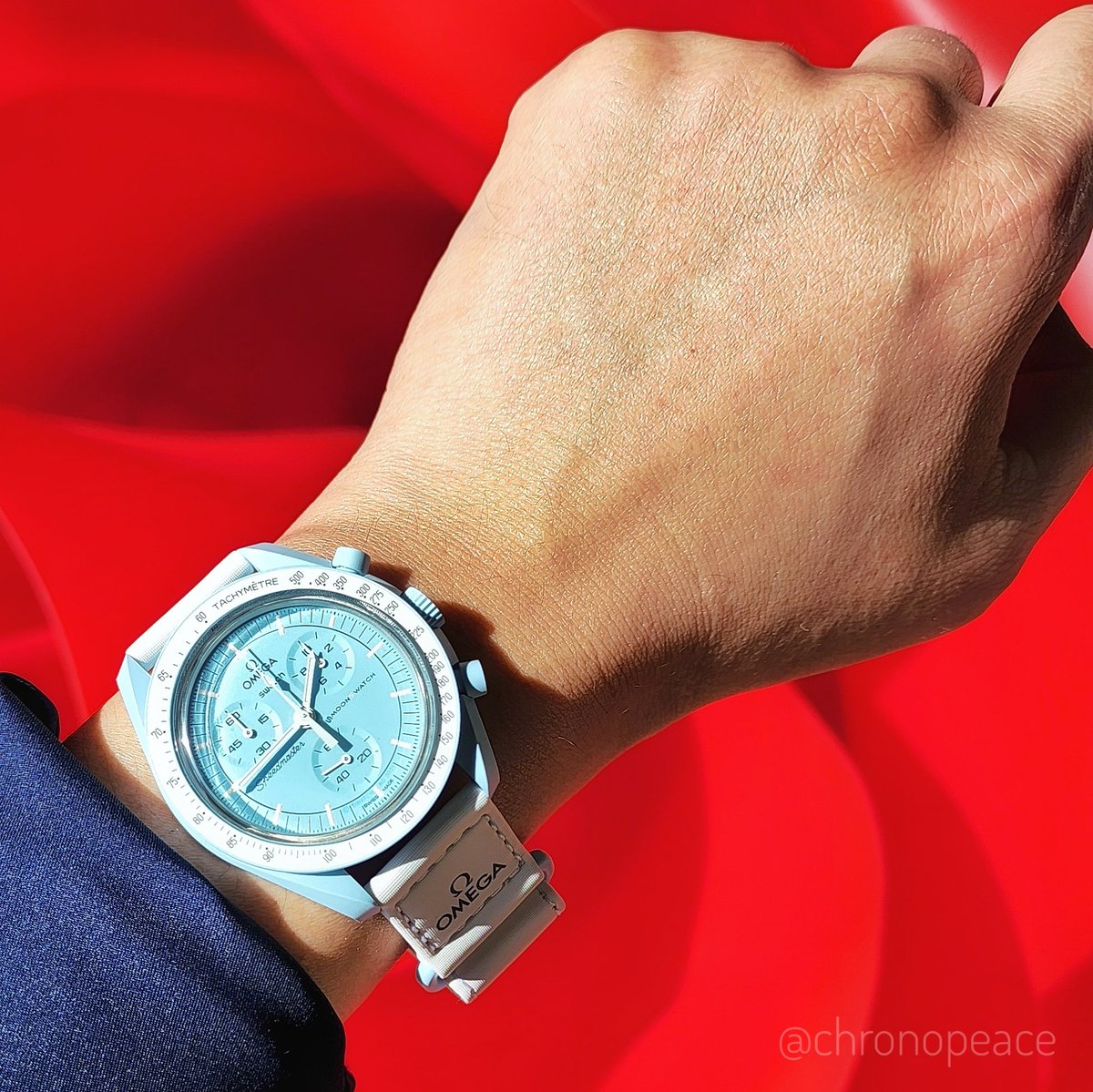 NWA! Omega X Swatch MoonSwatch Mission to Uranus. めちゃかわいいな 
