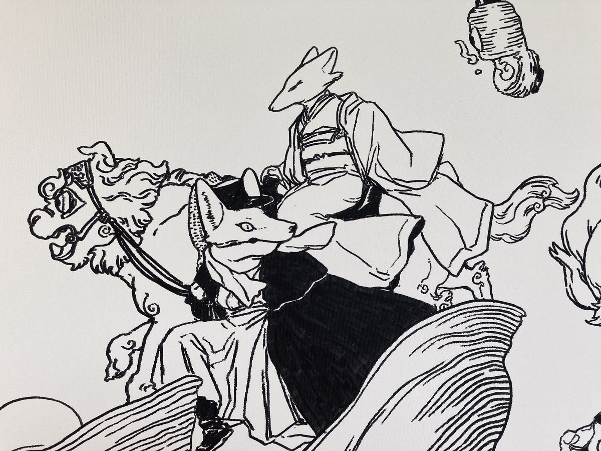 ・最初に描いたの
・狐の駆け落ち
・鬼
・獺 