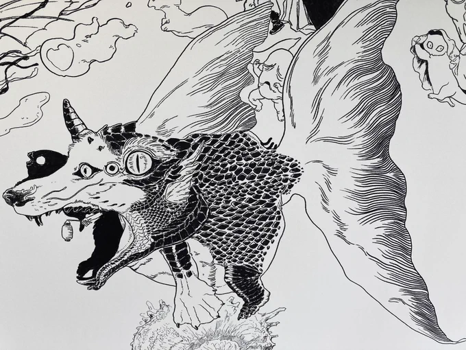 ・最初に描いたの
・狐の駆け落ち
・鬼
・獺 