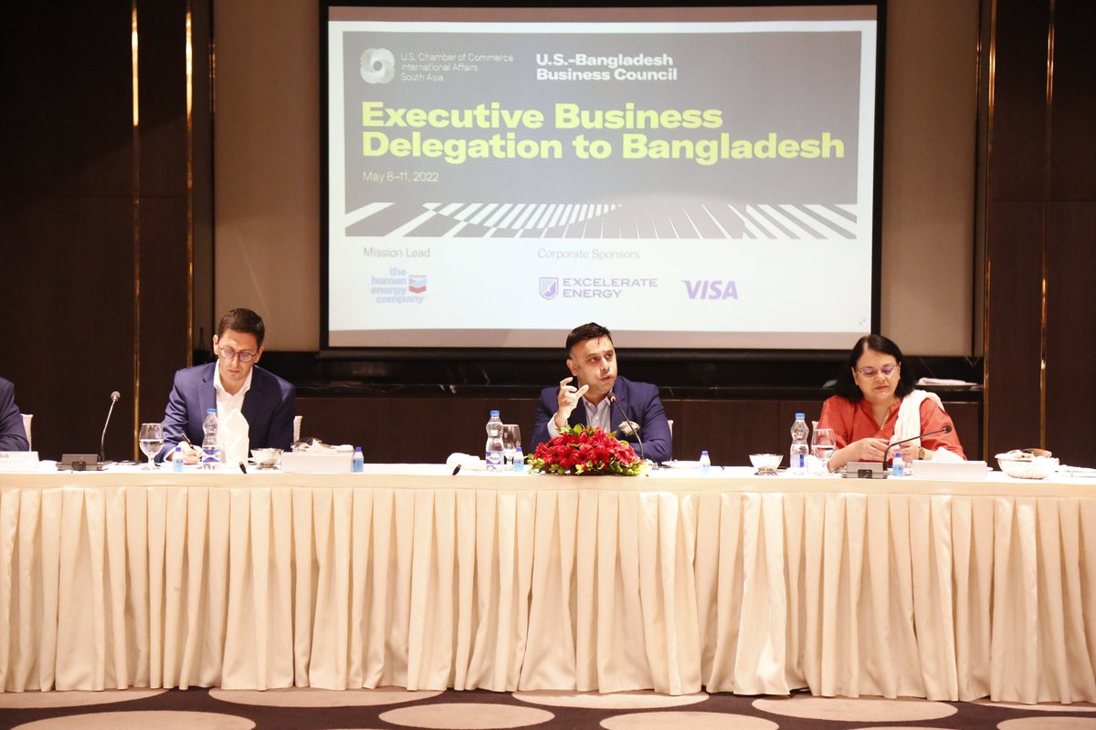 USBanglaTrade's tweet image. Dr Masrur from Policy Exchange of Bangladesh, Barrister Nihad Kabir and Bernard Haven from @WorldBank had a transparent interaction and discussion with US Bangladesh Business Council on Political Economy of Bangladesh.

#USBD50
#USBBC