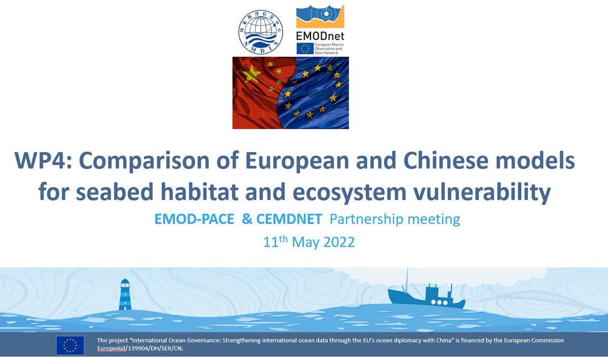 AngelBorjaYerro's tweet photo. Today and tomorrow at #EMODPACE meeting, presenting the last results of this project with China
@EMODnet @eacontracts @EOMAP @Ifremer_fr @azti_brta @JNCC_UK @SeascapeBelgium @SMHI @hcmr_gr @VLIZnews et al.
https://t.co/2KRknrjcg9 https://t.co/vsaJUBlkeT