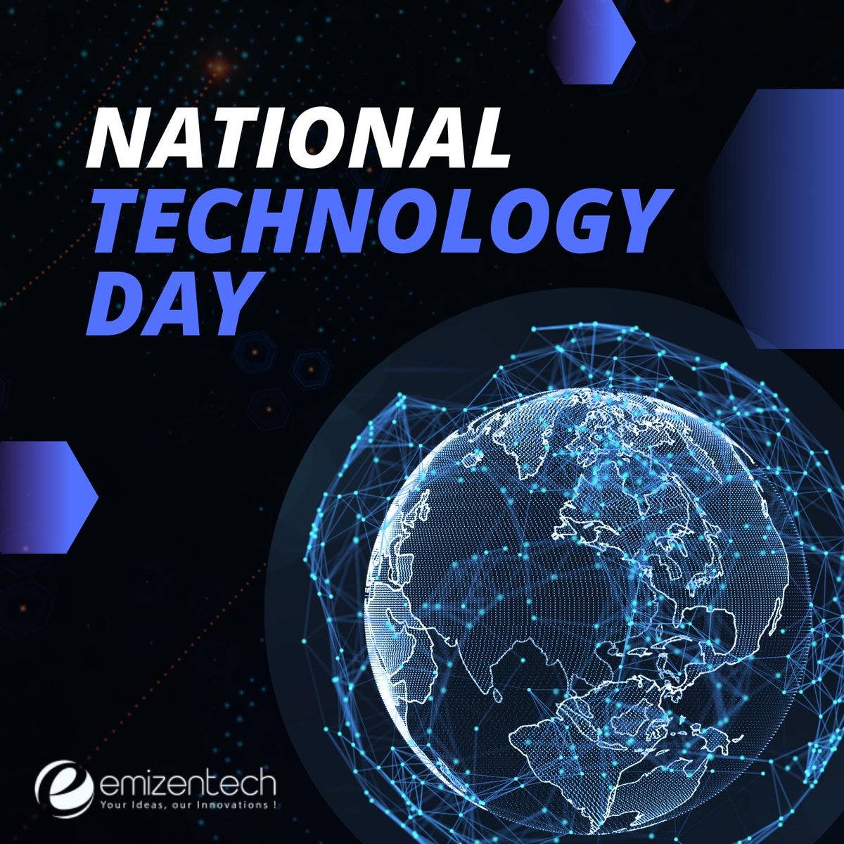 “Each and every innovation is a small step taken towards the growth of the country, Best wishes on #NationalTechnologyDay.”

<a href="/EmizenTech/">Emizen Tech</a> 

#technology #technologyday #tech #trending #NationalTechnologyDay2022 #apjabdulkalam #technologynews #technologies #mobileapp #ecommerce
