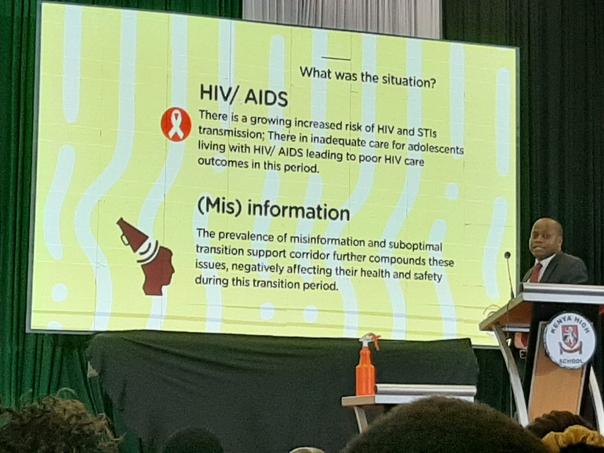TICAH_KE's tweet photo. Increased risks around sexual, reproductive health risks among the adolescents greatly results from MISINFORMATION. Dr Mulwa presents an overview of the SRH situation in Kenya during the launch of the national adolescent SRH guide with the @MOH_Kenya &amp; other stakeholders. https://t.co/vX3LpbnkcS