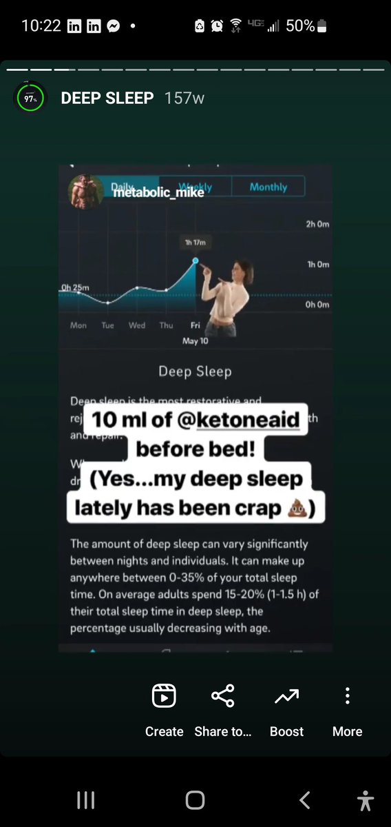 ketoneaid's tweet photo. @tferriss Tim, there is science and there is real life.
Science shows the Veech Ketone Monoester before bed works for TDF athletes who have been riding 7 hours a day. They take/took 25ml of active Ester.
In the real world, 1/3rd of our Amazon reviews are about Deep Sleep like @MikeMutzel https://t.co/80VnUvJueN