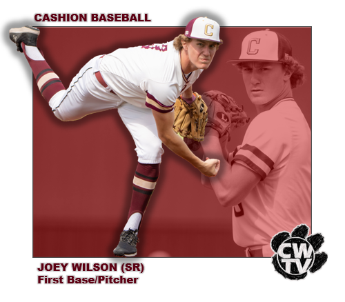 TvCashion's tweet photo. 2A STATE PLAYER PROFILE:
JOEY WILSON- SR @Joeywil15928196  

As a key starter in the pitching rotation, Joey has multiple CG victories.  Batting 4th, he leads the team in RBIs, and has provided key game winning hits all season.

QTRS vs. AMPO THUR 1:30 CWTV

#CHaSinGOLD @bestone https://t.co/Ycg6GAehSG