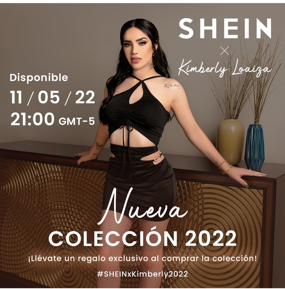kimloaizacharts's tweet photo. La nueva colección de Kimberly Loaiza X Shein estará disponible mañana 11 de mayo 🖤 https://t.co/7mbj6pRP7X