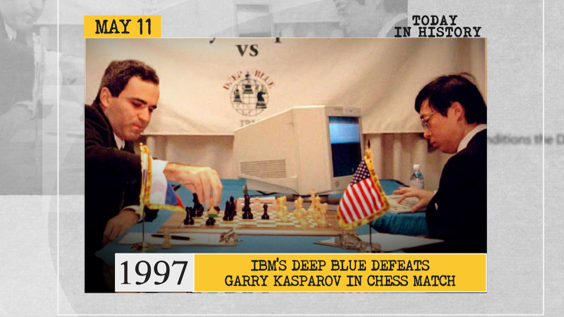 WION on X: #TodayInHistory  1997: IBM's Deep Blue defeats Garry Kasparov  in chess match  / X