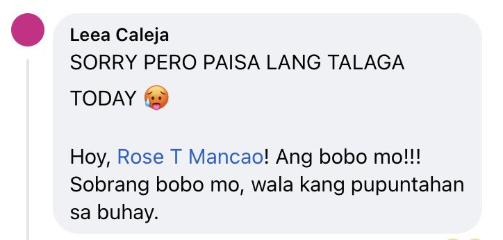 imleea's tweet photo. I saw this VERY INSIGHTFUL comment on Facebook and I didn’t hold back.

GUYS…? Anong pagiisip yan!?🙄 Bakit ganun? https://t.co/YKguQk6P63