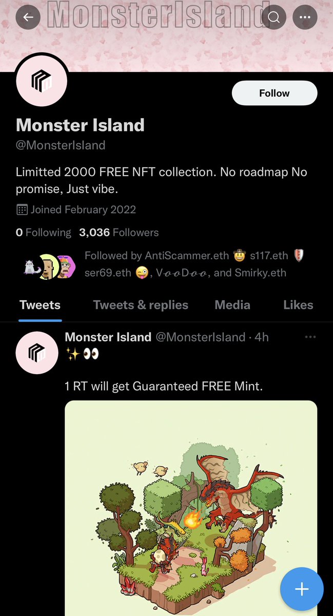 ⚠️  WARNING - Upcoming #RugPull - Even if they say No RoadMap, no Promise!!! They just want access to your wallet. This account is #13 in my #NFTBlacklist - It was Previously LokiNFT! Using Stolen Art to fool the #NFTCommunity into Minting. Stay away from this
