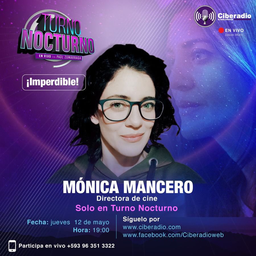 Ciberadio's tweet photo. 🎬 ¡Jueves de cine! Esta semana visitará Turno Nocturno la cineasta Mónica Mancero, directora del filme Azules Turquesas ¡una entrevista como pocas!
Síguelo por https://t.co/0U6XOnU7Bi y https://t.co/VKhE8yO9ED
#AzulesTurquesas #Cine #Radio #Intervieu #Entrevista #Show https://t.co/8DMfsz2rJD