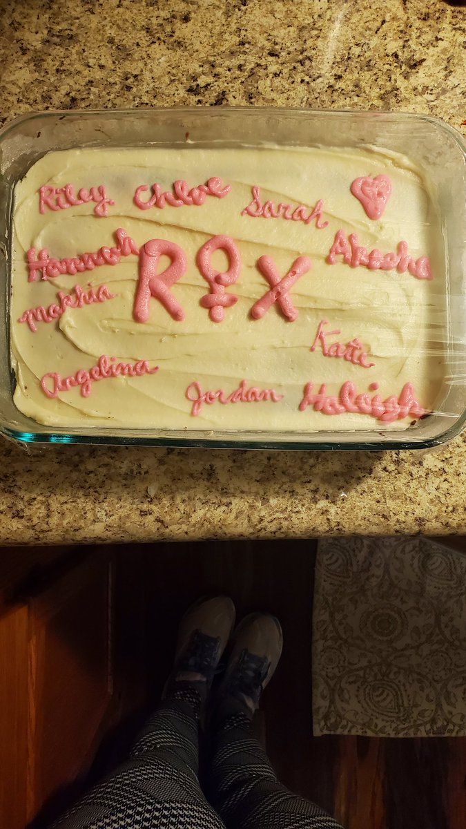 Can't wait to surprise my <a href="/BeingAGirlROX/">Ruling Our eXperiences, Inc. (ROX)</a> girls tomorrow with this cake! 😍 #youmatterJA <a href="/mrstarynfuller/">Dr. Taryn Fuller</a> <a href="/MrBradfordEDU/">Tyler Bradford</a>