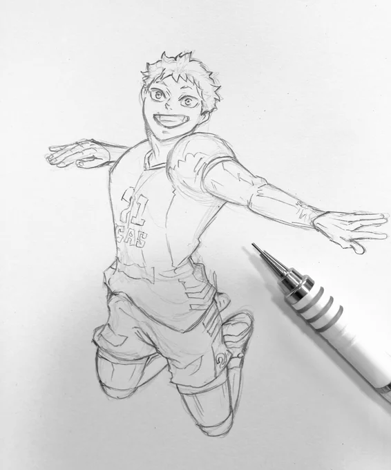 この後にペン入れします✒️ 