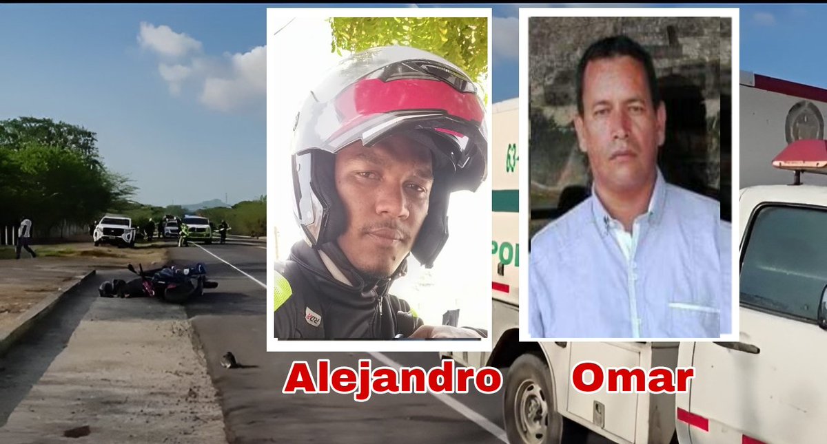 UltimaHoraSM's tweet photo. #Atención | Fueron identificados los hombre asesinados en la vía alterna la tarde de ayer.

Los hombres fueron identificados como: Alejandro Rodríguez, de nacionalidad de venezolana, y Omar Cano Quintero, natural de Puerto Berrío, Antioquia. https://t.co/Dwhf9CrWak