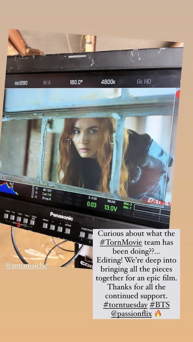 Some Torn Tuesday content from Taryn today! 😊 #TornMovie