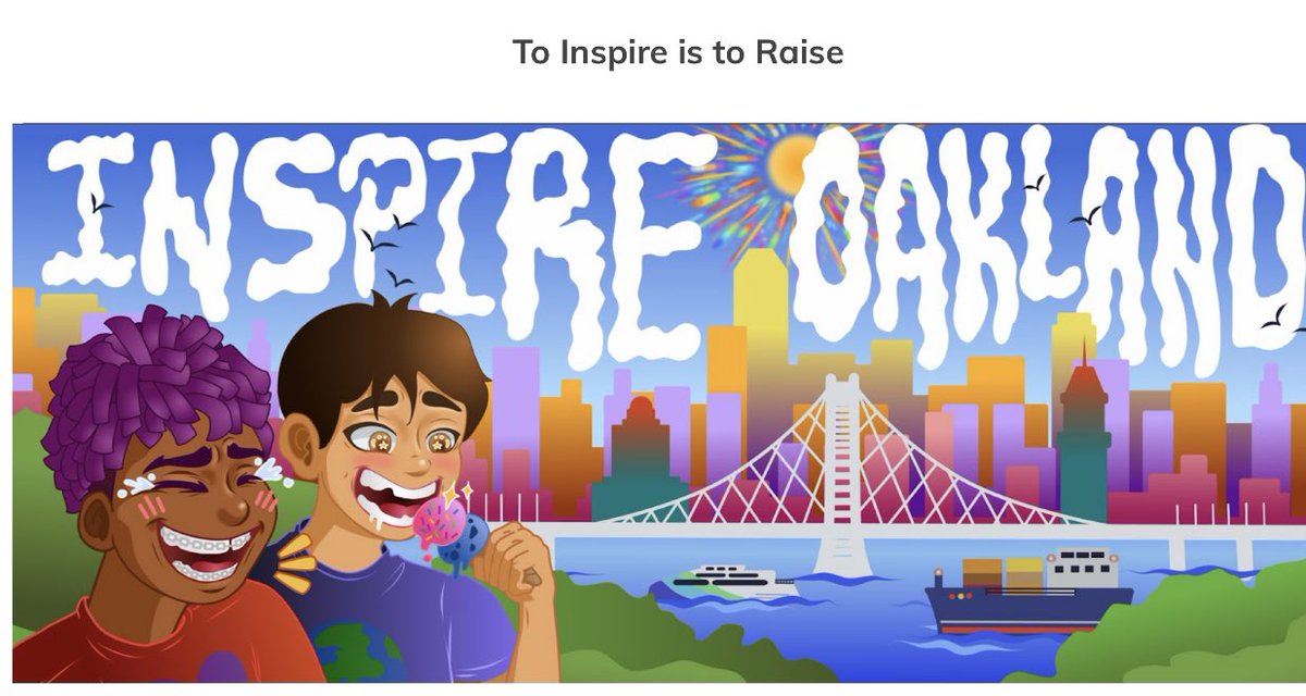 Congratulations to the top 7 designs of the 13th annual billboard challenge #InspireOakland Mateo, Ashley, Jessalyn, Rodrigo, Elvira, Marie and Tiauna!!!! #DesignForSocialGood #BRIDGEGOOD