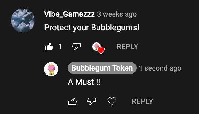 3rd &amp; Final Winner for this Round (previous contest) is Vibe_Gamezzz on YouTube! 

Nice --- you are now 100 Million Bubblegums richer 👌👌

#airdropalert #contest #airdrop #Crypto #altcoins #DeFi #web3