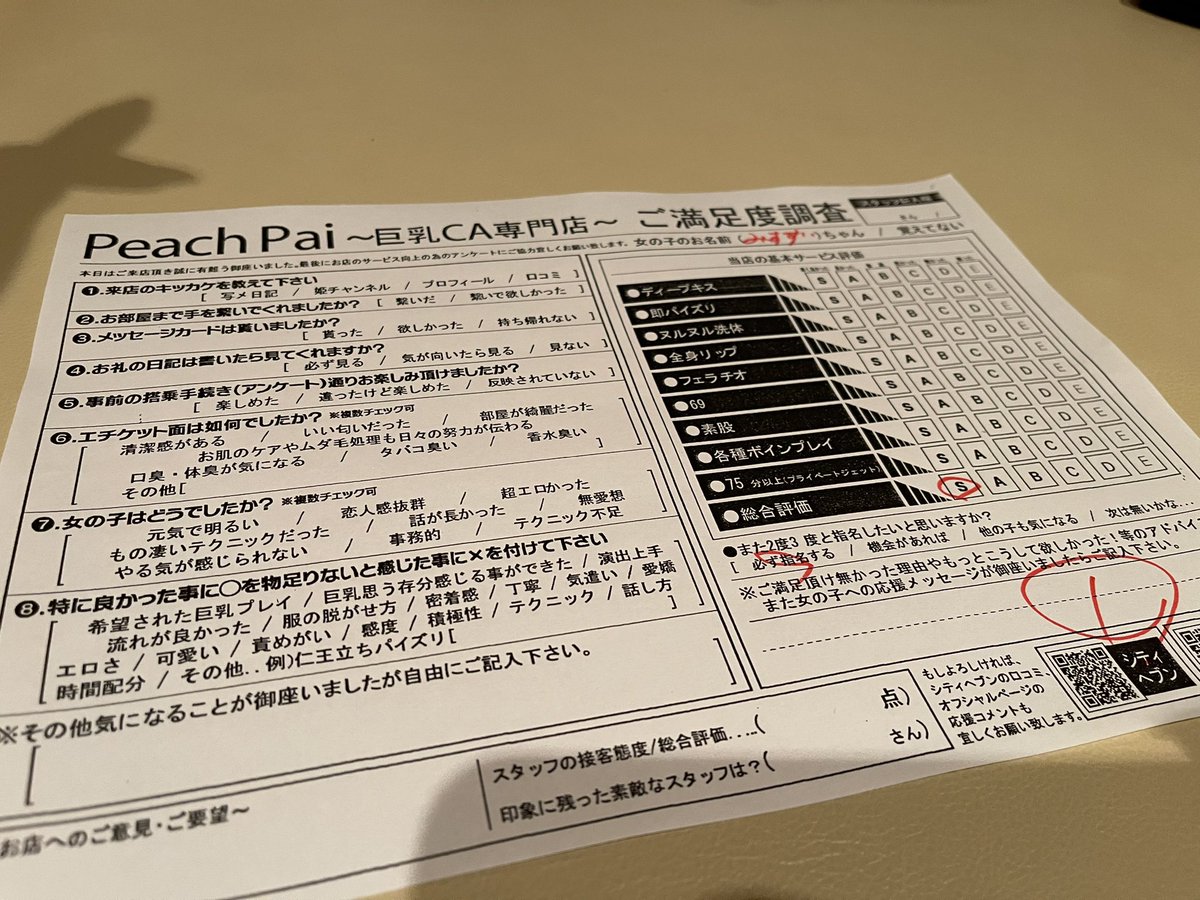 peach_Misuz's tweet photo. 昨日フリーの
お兄さまのアンケート ₍ᐢ..ᐢ₎
総合評価【S】
嬉しいいいああああ
ありがとうございます♥️
#yesgroup #沖縄 #辻 #風俗 #ヘルス #巨乳 #ぽっちゃり好き男子と繋がりたい https://t.co/XtF0XliTEH