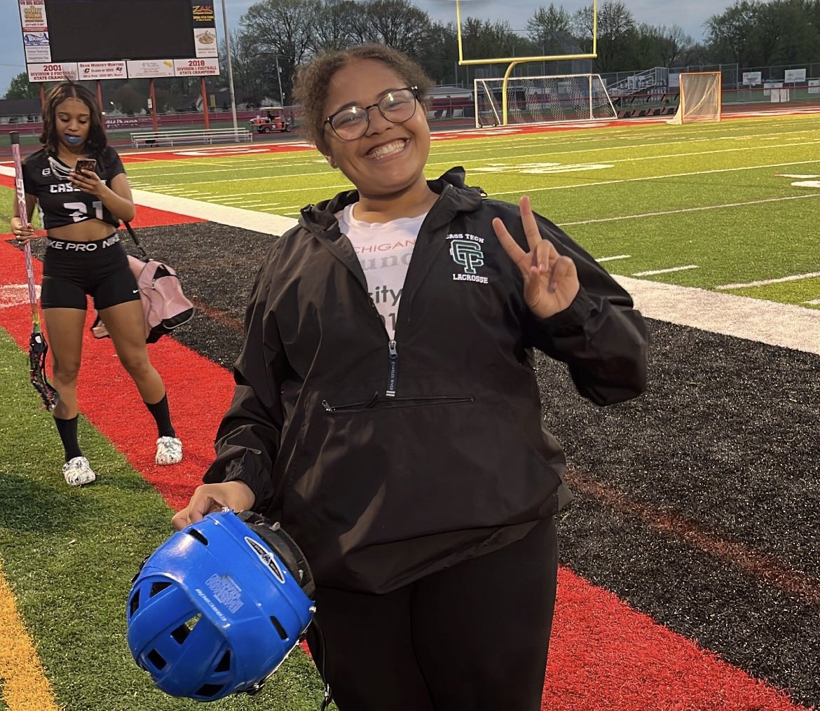 9-7 WIN tonight vs Chippewa Valley and a new PROGRAM RECORD set by Na’ja Stokes for a record 30 saves in a game! Congratulations!
#JustTheBeginning #CassTechWLax