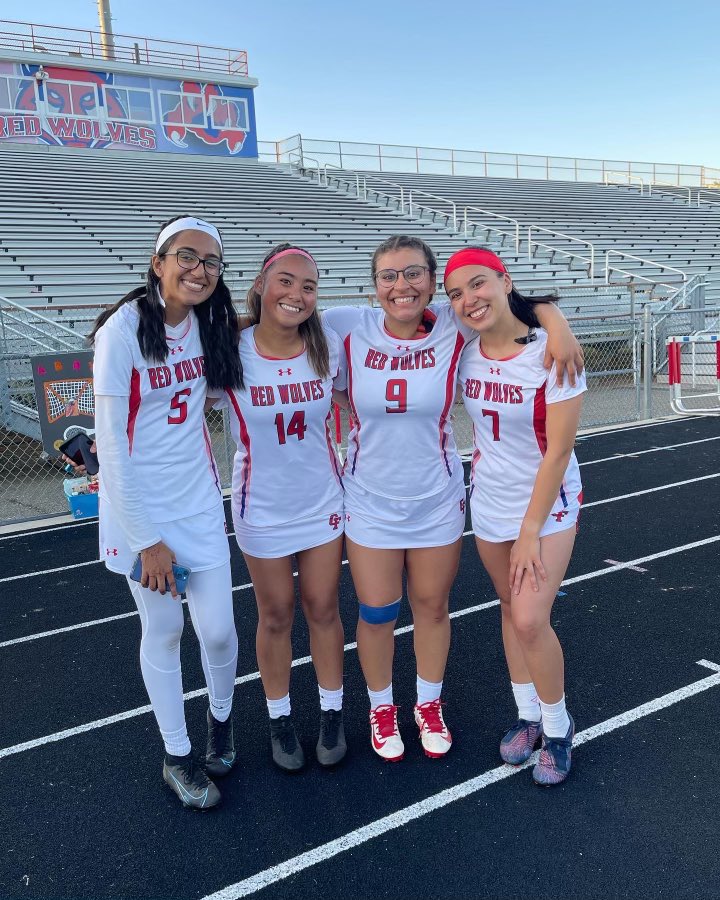fwleenn's tweet photo. last game with my seniors 🥹🥹 took a W with overtime &amp; scored 4.. never been happier @GFHS_GLax @G_FHSAthletics https://t.co/VxXS1Rv2oR