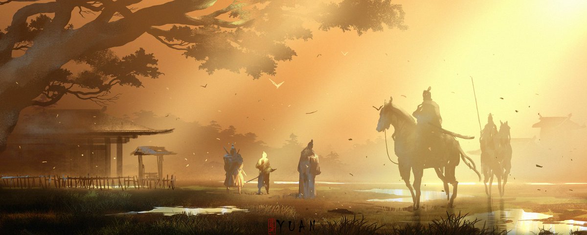 #ART #illustration 雨后送别