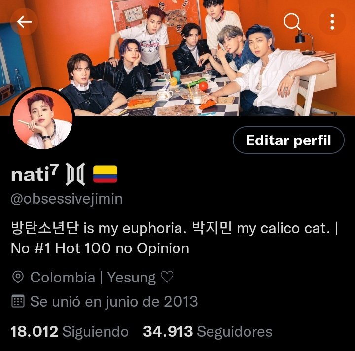 jimin_colors's tweet photo. ME DEVOLVIERON LA CUENTA Y JUSTO ANTES DEL COMEBACK AHHHHHHH 😭😭 https://t.co/0EqU55Xzp9