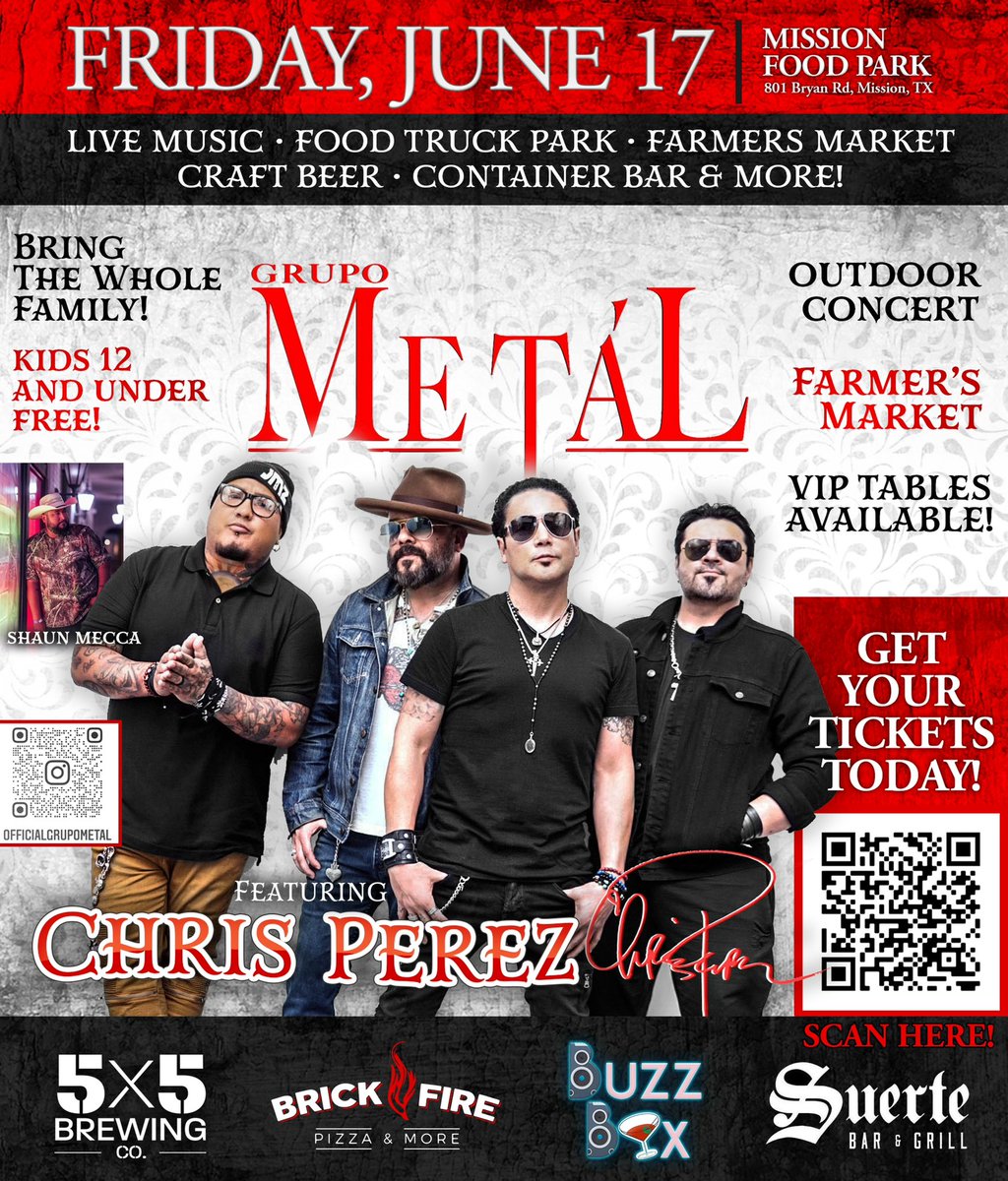 🚨 6 spots left

🚨 VENDORS!!!
Contact +1 (956) 463-1818 to lock in your section!!!
-10x10 Space
-Large captive audience 
-great branding opportunity 
-includes 4 GA passes ($80 value)
- ONLY 12 slots available $100 per slot!