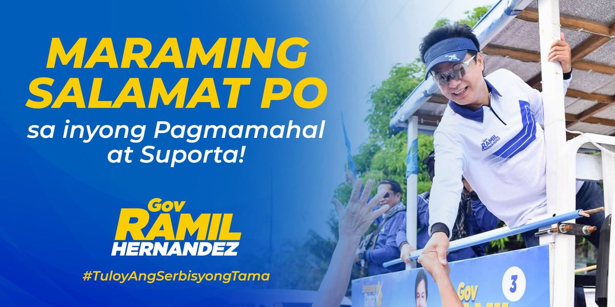 Gov. Ramil L. Hernandez tweet media