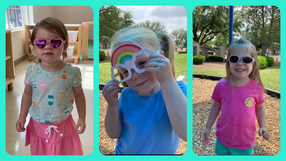 Valerie_trevin0's tweet photo. My Future is so BRIGHT I got to wear SHADES at the ECCCs 2022-2023! Looking for high quality, affordable, child care? Don't hesitate to reach out as we are enrolling at both centers! @stacie_burk @courtneygober @PrincipalEwing @monica_pilcher @jessherrera407 #PISDECCC #SUNSHINE https://t.co/yPkzexjPEc
