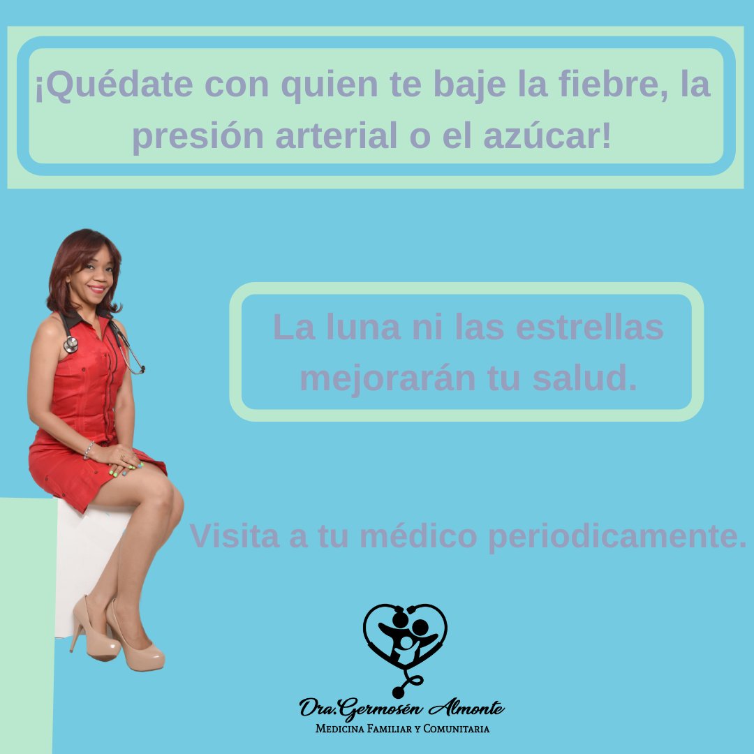 katy_yokis's tweet photo. 🩺 La importancia de visitar periódicamente al médico. 🩺
Evita auto medicarte, seguir consejos inexpertos o incluso auto diagnosticarte; peor aún si tu medio de consulta es un buscador de Internet. La información de la web no siempre es fiable.
#Germo
🩺 🥼 🧑🏽⚕️ 😷 https://t.co/tsdwhemh0z