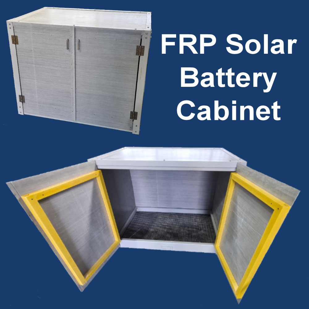 CompositeEngAu's tweet image. MaxiSTRUCT FRP Solar battery cabinet for the safe storage of batteries.

The cabinet is non conductive to electricity and chemical/corrosion resistant.

#maxistruct #frp #solarbattery #solarbatterystorage #nonconductive #compositeengineering #compositematerials