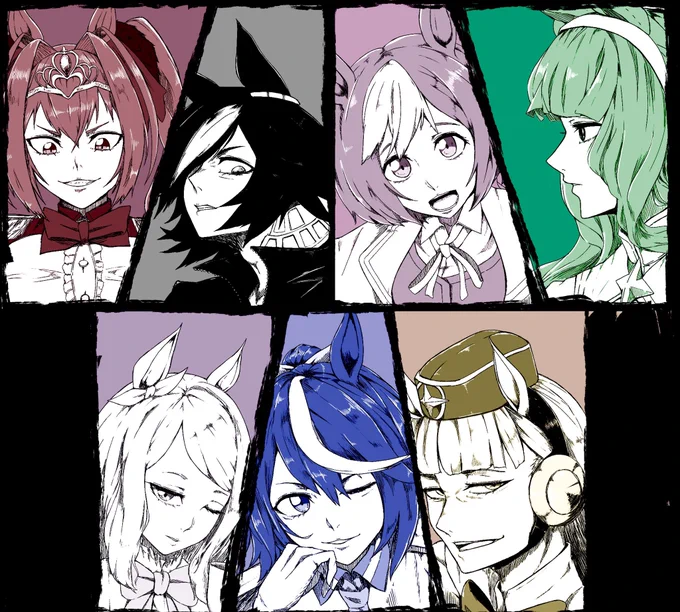 師匠の絵に近づこうと奮闘したスピカも見ておくれやす 