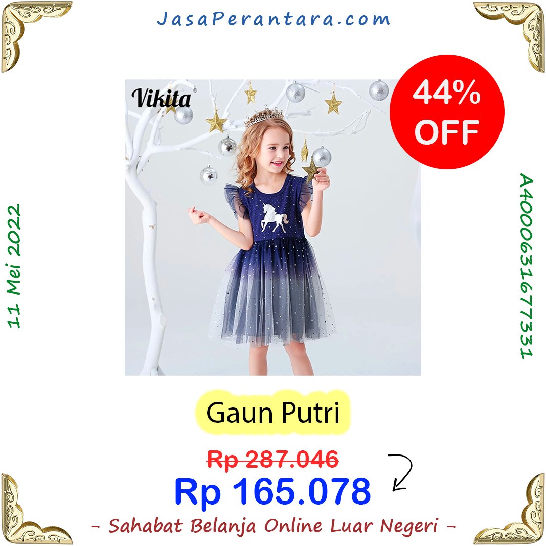 JasaPerantara's tweet photo. Gaun Putri 11 Mei 2022. Diskon 44% hanya Rp 165.078.

Pemesanan : https://t.co/2qYyCJwd4c

Detail Produk : https://t.co/wixLQiaTCb

#gaun #putri #kids #summer #princess #dress #girls #performance #costumes #children #birthday #party #school #casual #unicorn #dresses https://t.co/OTf5JHM6e4