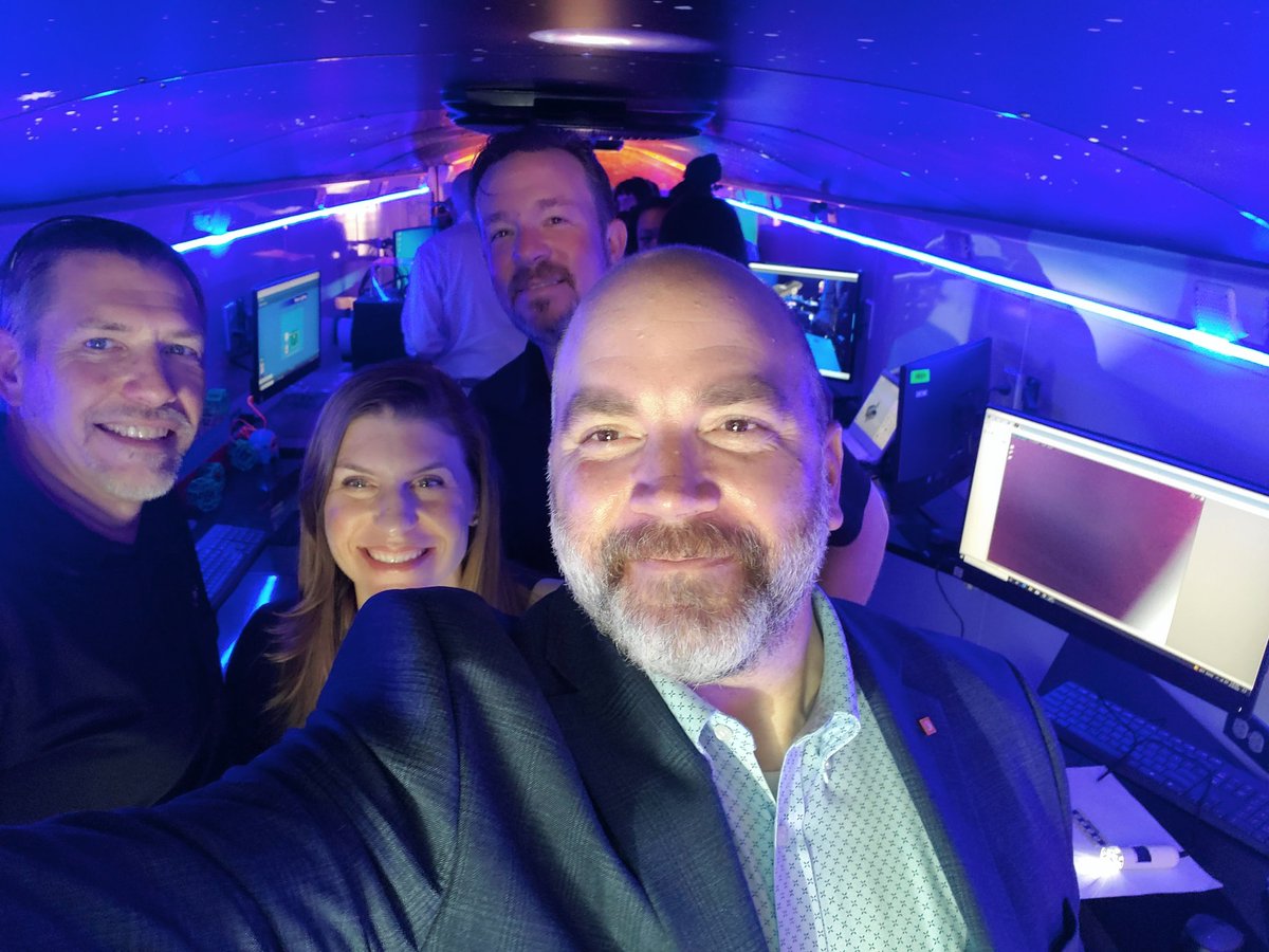 mejackson75's tweet photo. It's here... It's real... and It's amazing!  The Alvin ISD STEM Bus was revealed today. We are so honored to have helped design it and see their vision become a reality.  Kids will be exposed to 3D printing, NASA tech, VR, Drones, and so much more!  #StantecProud #StantecHOU https://t.co/YMs9Bvk30y