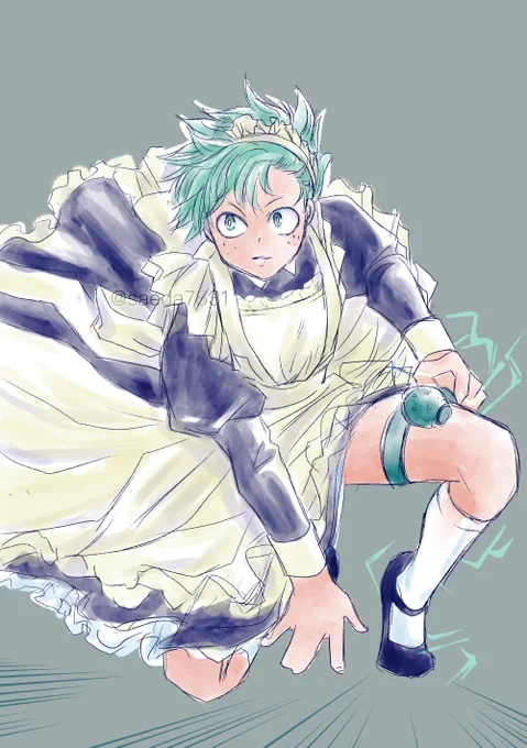 遅刻すいません急いで描いた!
女装めいどさん
匂わせ 